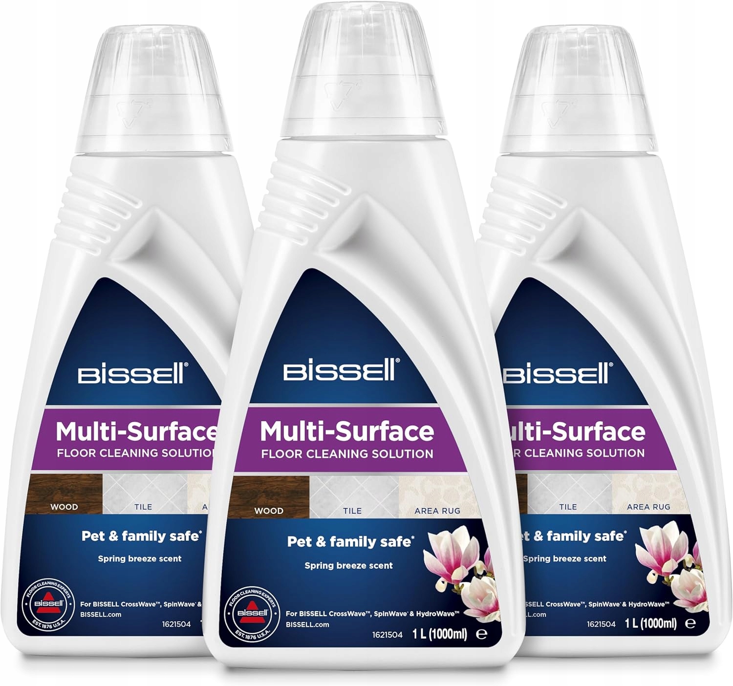 Levně Bissell MultiSurface Prací prostředek Trio Pack 1000 ml pro ruční vysavače