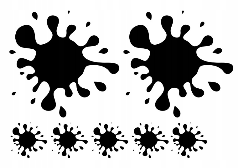 Картинка клякса белая