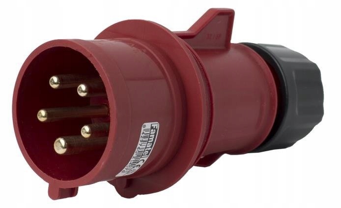 

Wtyczka przenośna 32A 5P 400V IP44 SpeedPRO 13303