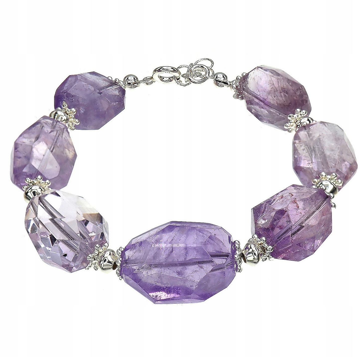 Ametyst Výjimečný náramek Stříbro