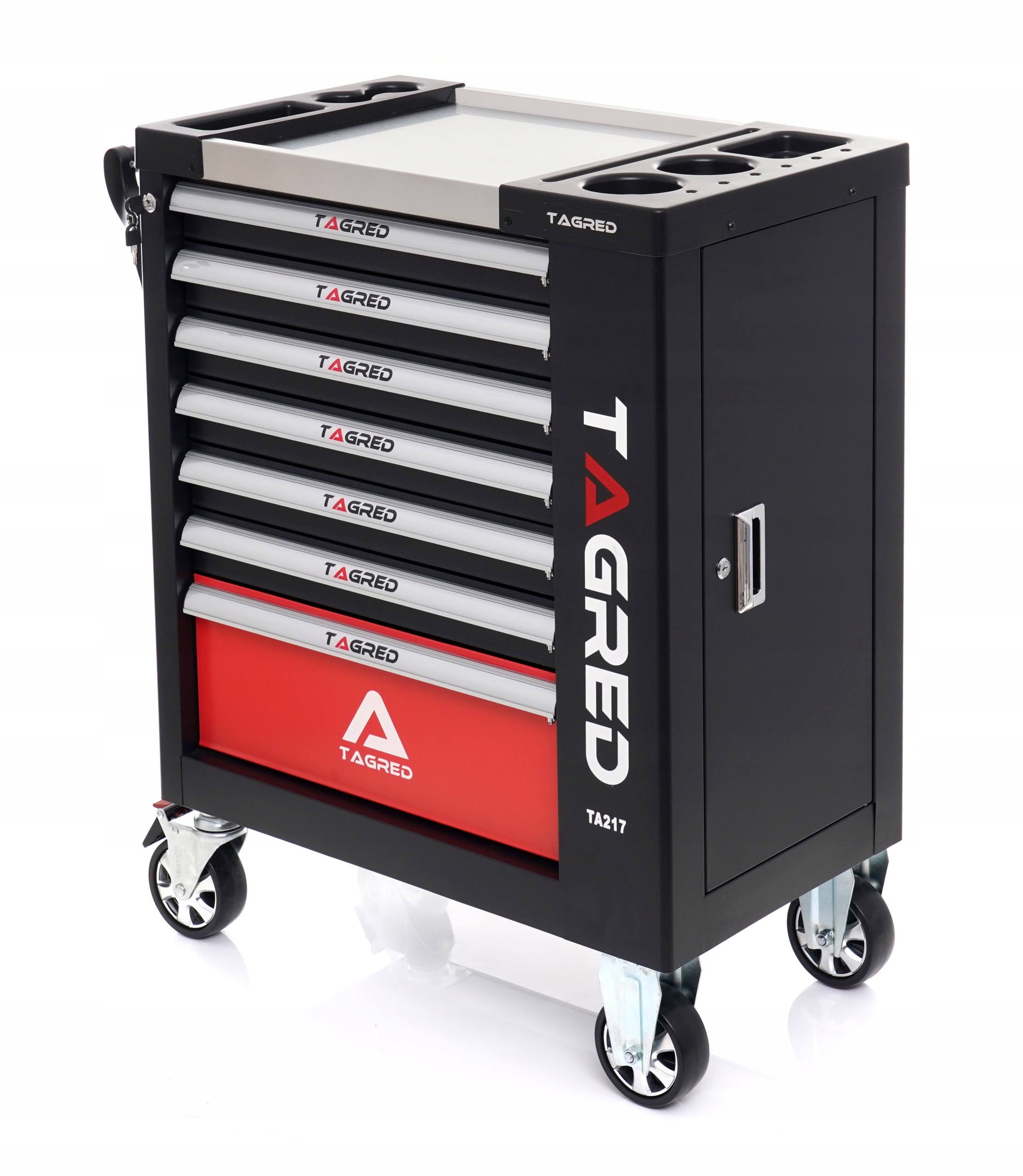 SZAFKA NARZĘDZIOWA WÓZEK WARSZTATOWY TAGRED 298 EL Liczba szuflad 7