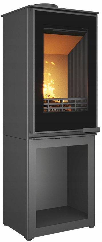 Litinová koza volně stojící kamna ocelová kamna 9,5 kW krb Venus Box Decor