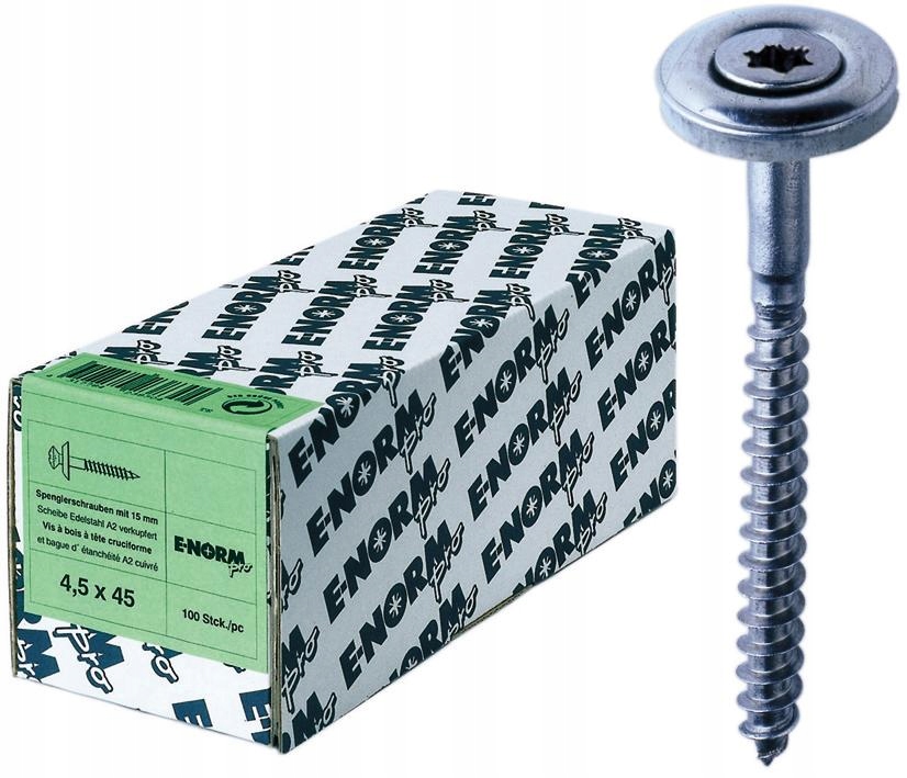 Farmářské šrouby Torx nerezové 4,5x100 mm 100 kusů E-NORMpro