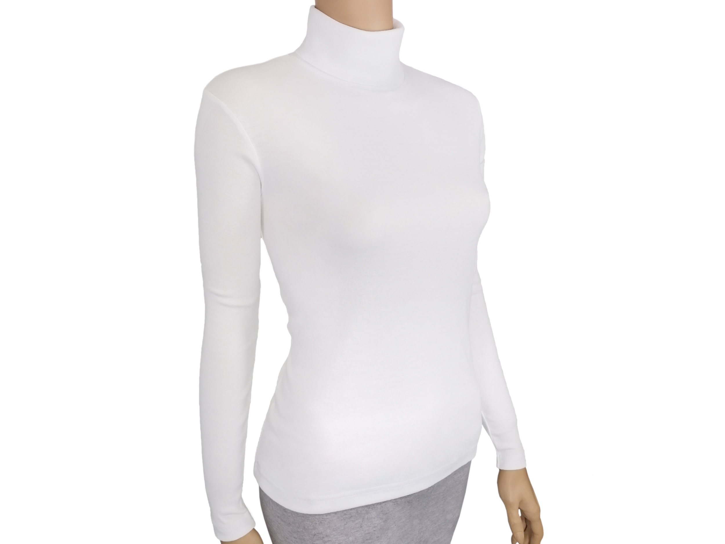 

Golf Bluzka Tai-pan bawełna długi rękaw Biały, M