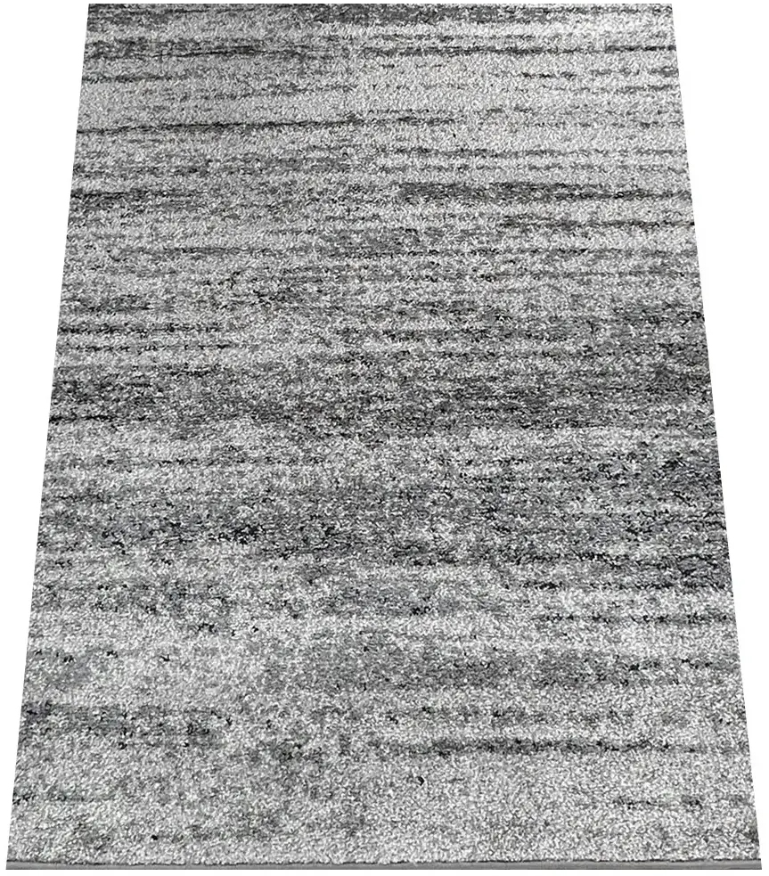 Dywan 240x330 Nowoczesny Do Salonu Szary Miękki Mięsisty Gruby Włos 2 CM
