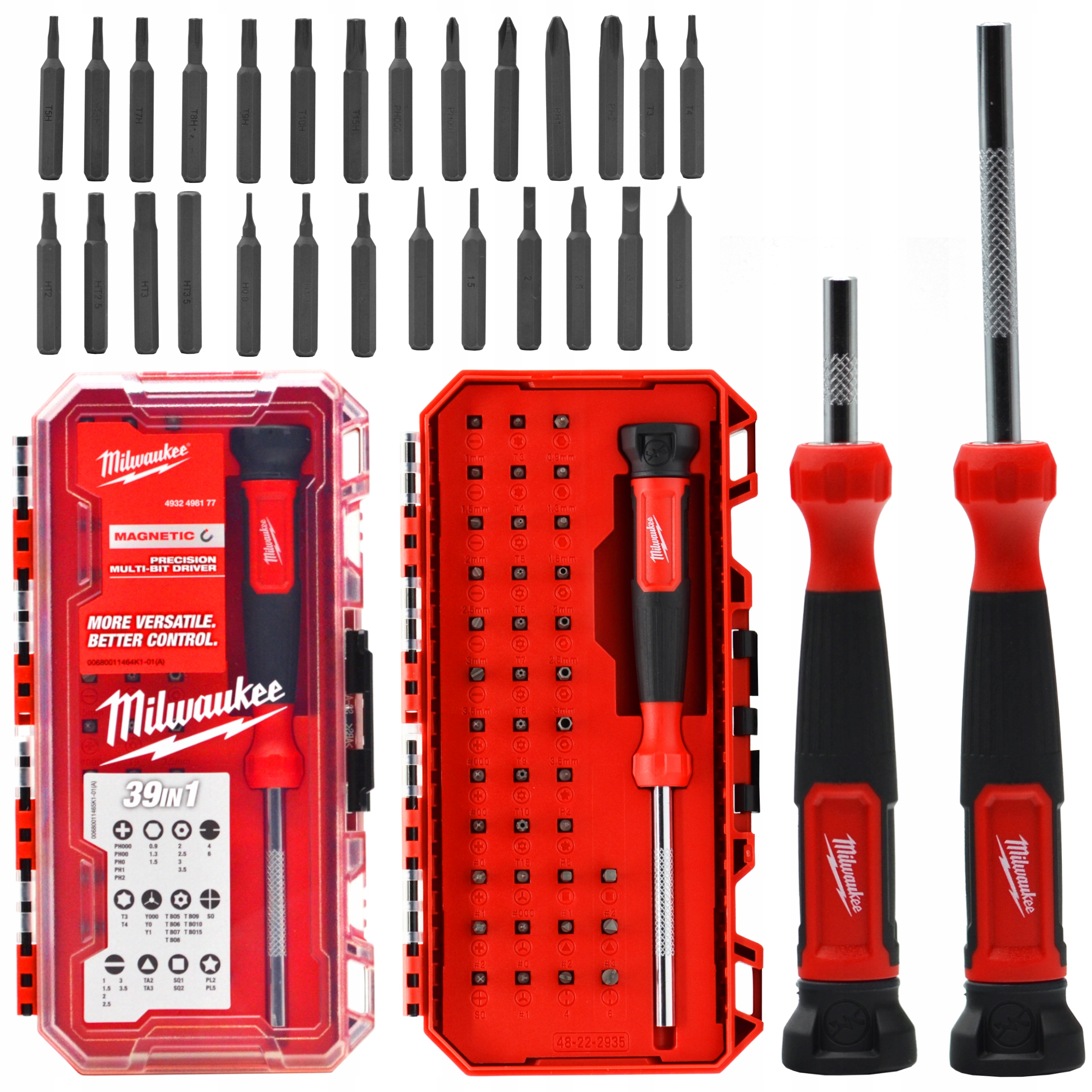 Śrubokręt Mini Precyzyjny Wkrętak Uniwersalny Bity Hex Torx 39 Elementów