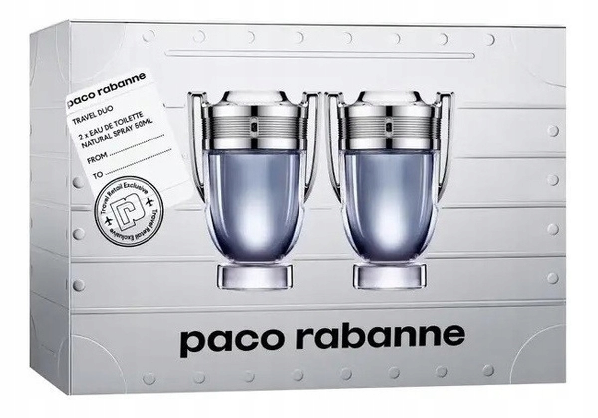Paco Rabanne Invictus Sada toaletní voda sprej 2x50 ml