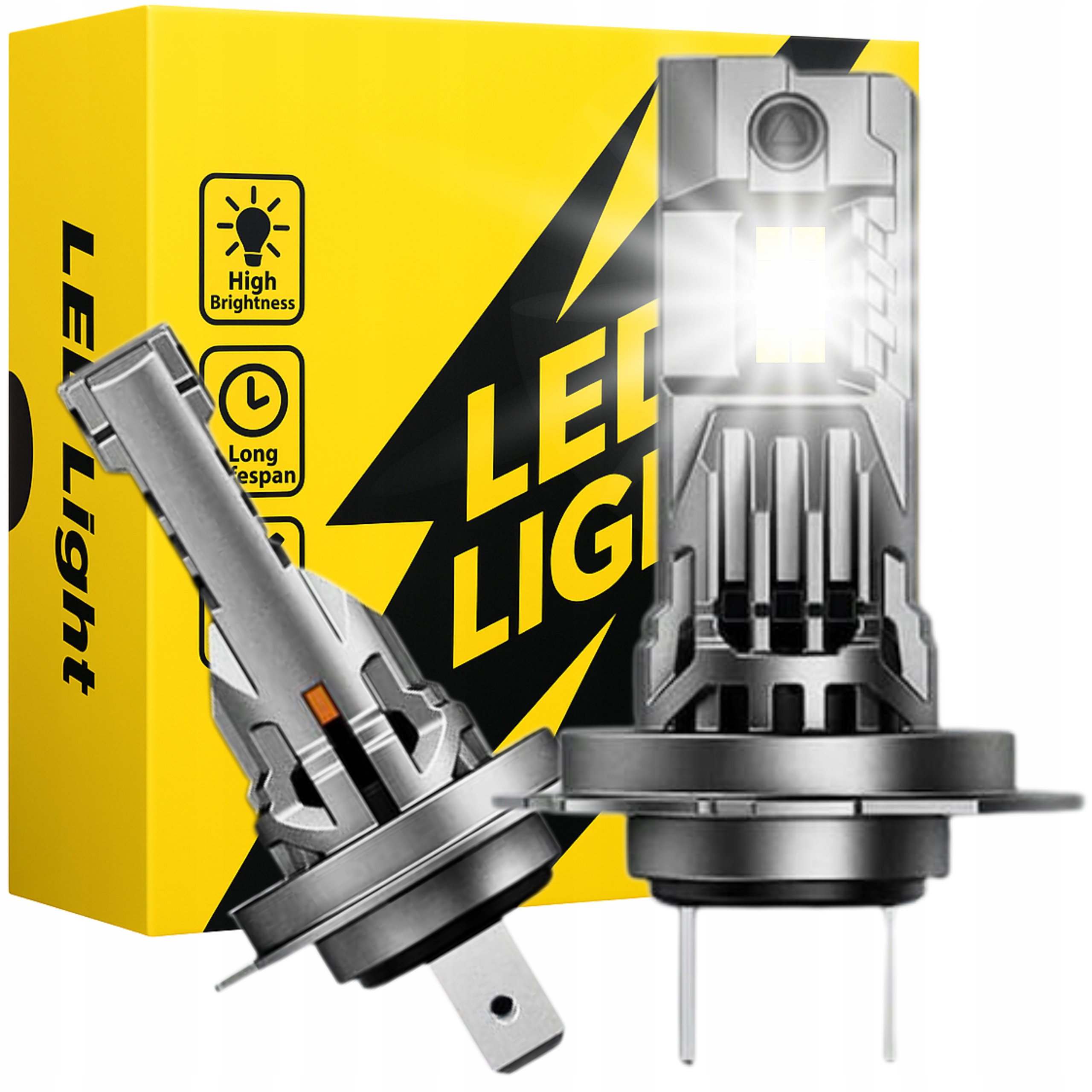 Žárovky H7 Led Nejvýkonnější Homologace Canbus Automobilová Jasné Světlo