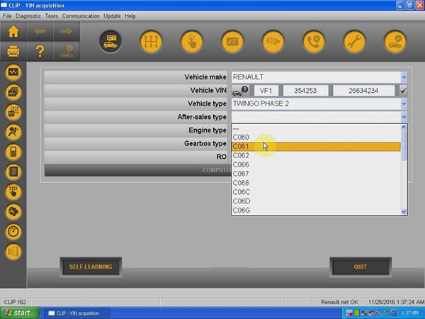 Renault Dacia CAN CLIP SONDA najnowsza wersja PL Marka Renault