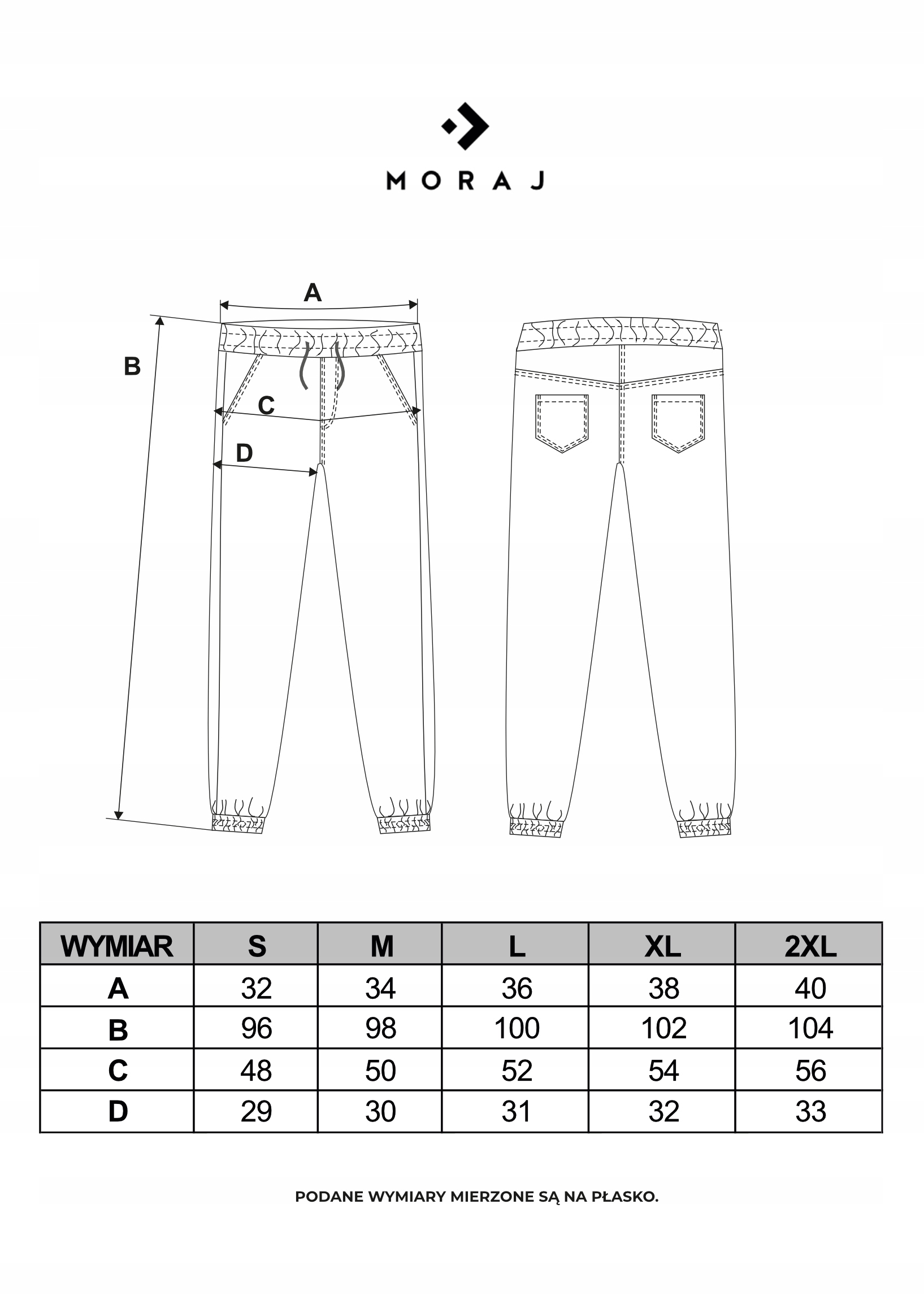 JOGGERY DAMSKIE BAWEŁNIANE SPODNIE NA GUMCE ŚCIĄGACZE MORAJ XXL JEANSOWE Płeć kobieta