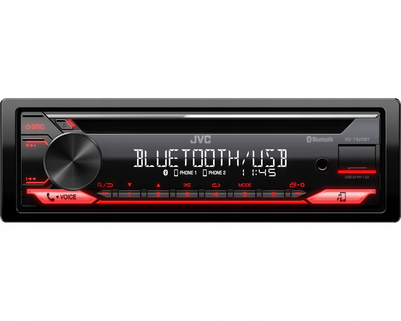 JVC KD-T822BT автомобильное радио Bluetooth CD MP3