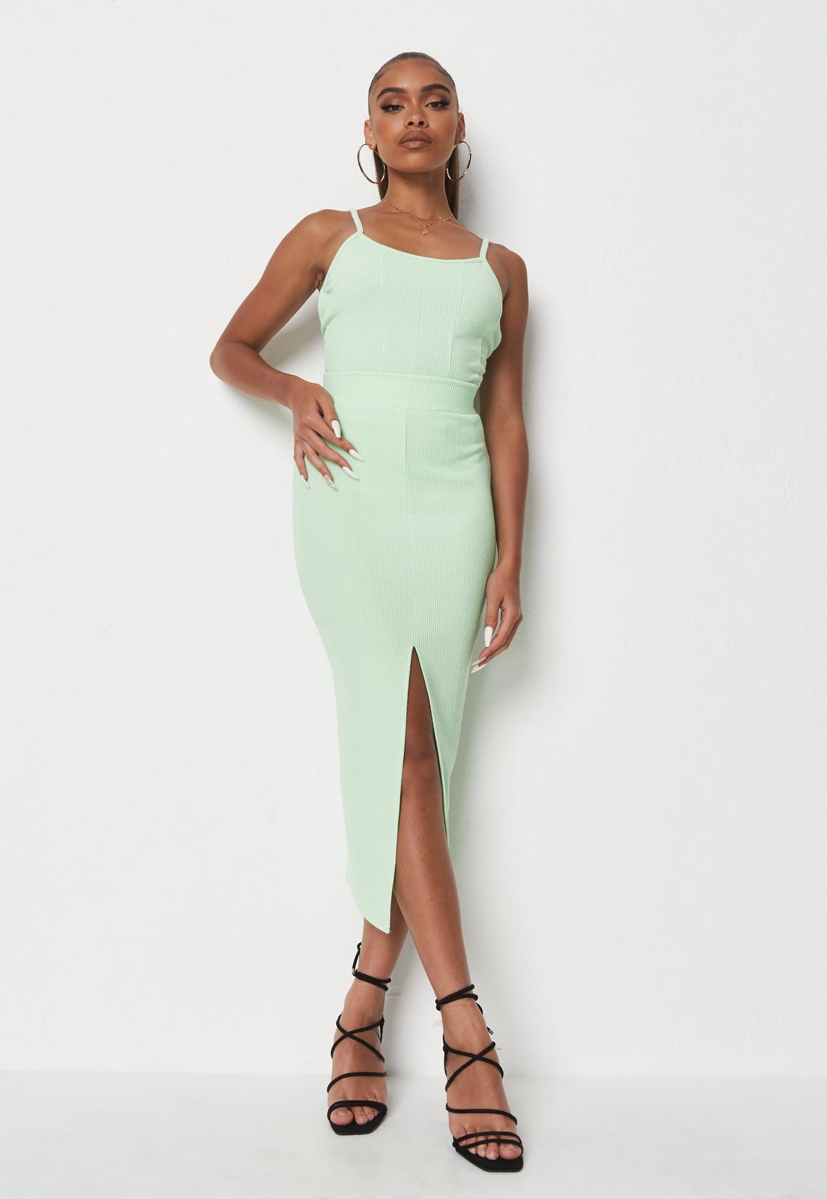 MISSGUIDED PRĄŻKOWANE BODY RAMIĄCZKA (36) Wzór dominujący bez wzoru