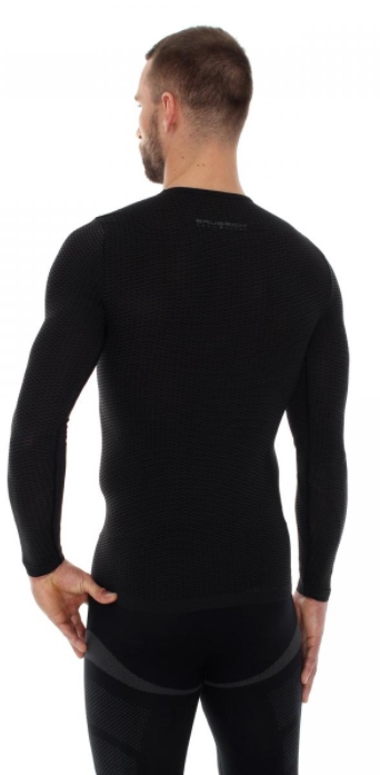 BRUBECK BASE LAYER KOSZULKA TERMOAKTYWNA UNISEX DŁUGI RĘKAW POTÓWKA L Kolor biały