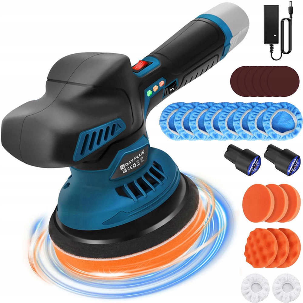 Leštička Automobilová Akumulátorová Bezdrátová S 2x 12V baterií Nabíječka