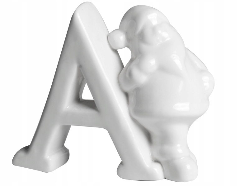 

Mikołaj Ceramiczny Figurka Ceramika Literka A