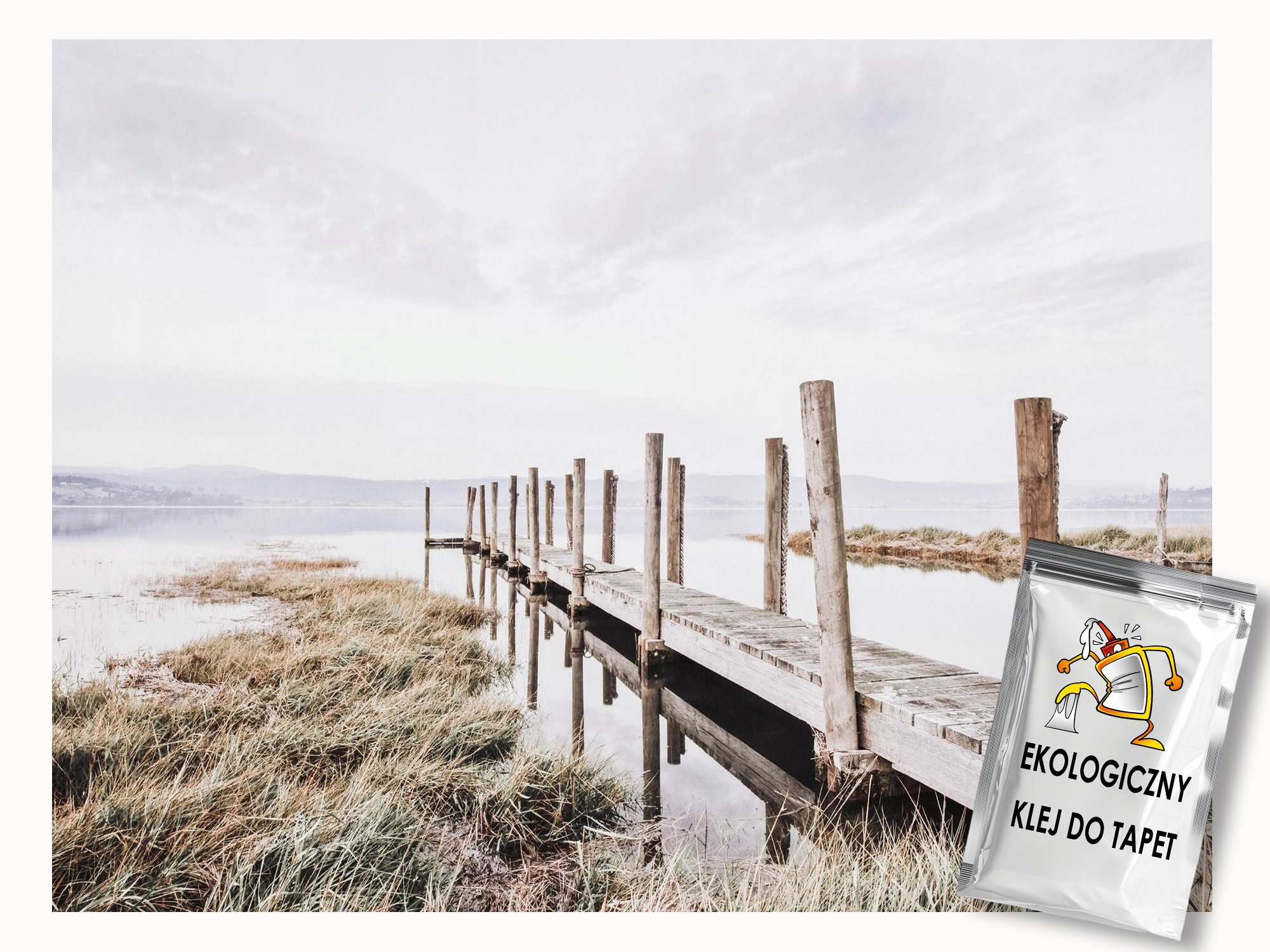 Fototapeta Flizelina Krajina Příroda Jezero Most Pohled 250x175 lepidlo