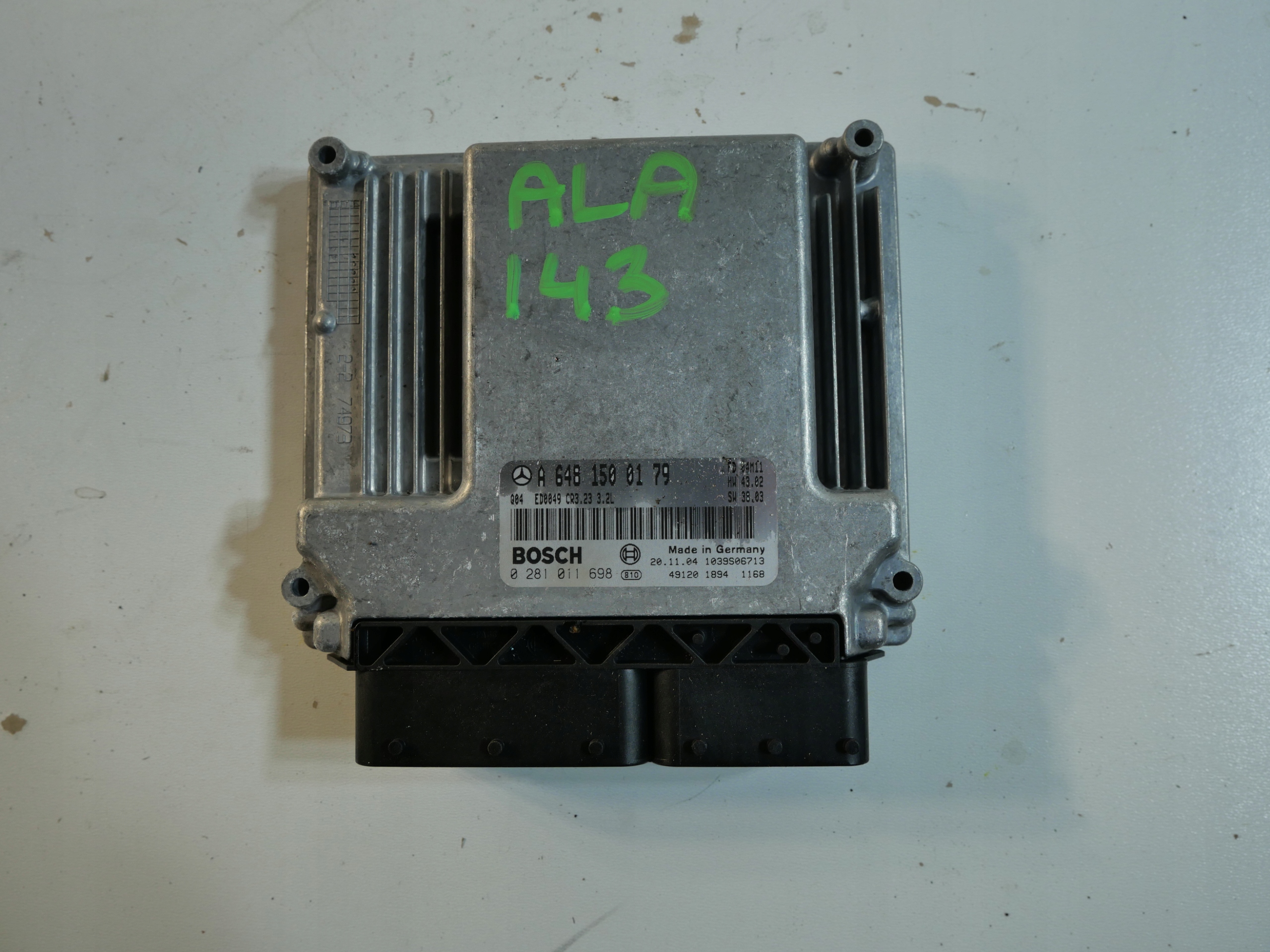 modulo Centralina W211 3.2 CDI Centralina Motore ECU A6481500179