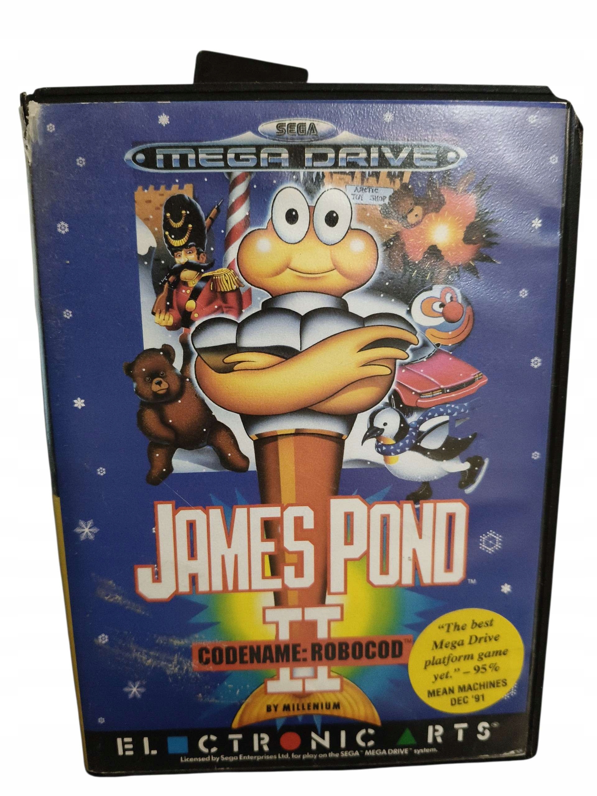SEGA MEGA DRIVE JAMES POND CODENAME ROBOCOD II / AKCJA / PLATFORMOWE