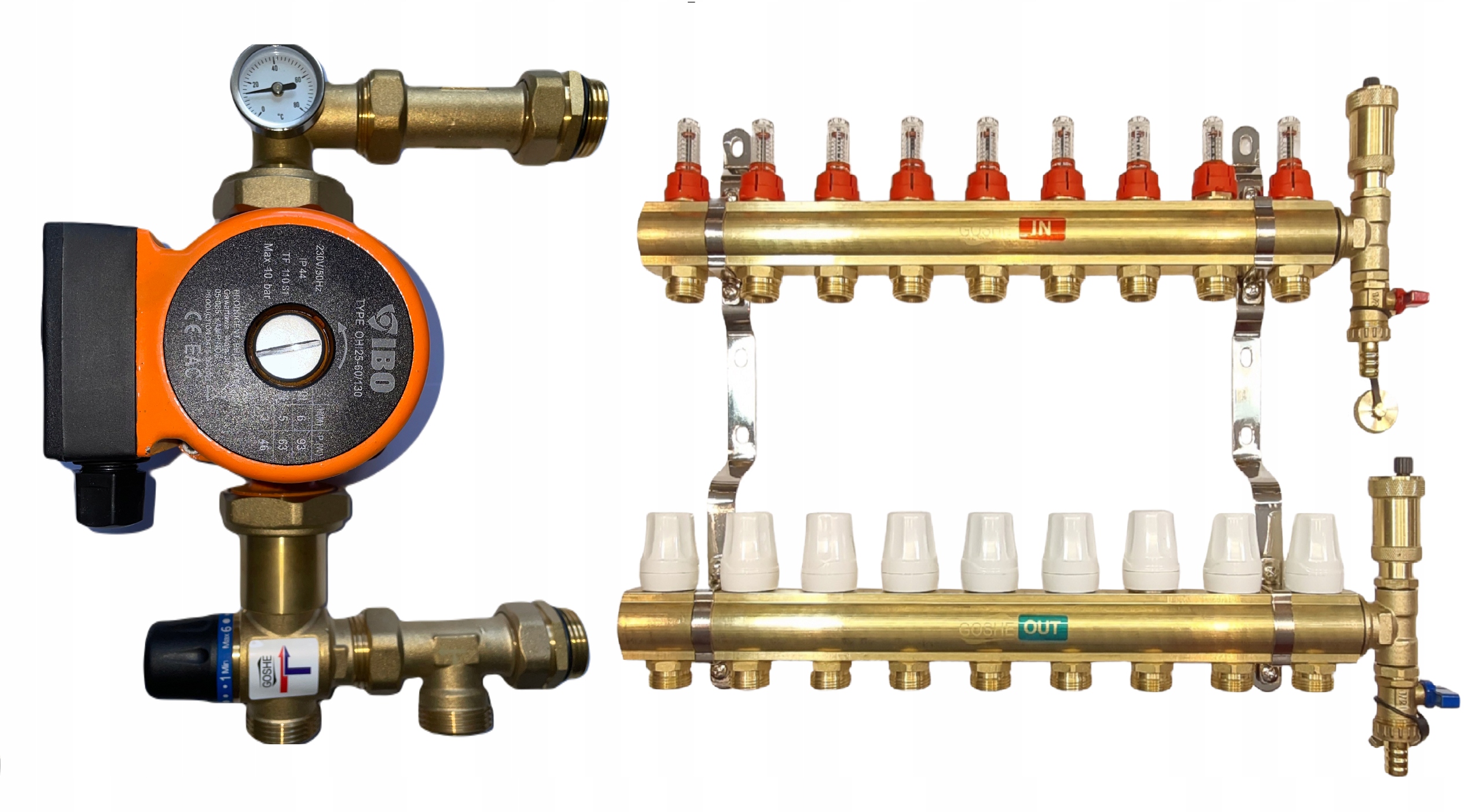 Rozdeľovač Podlahy 9 Čerpacia Skupina Ohi Goshe