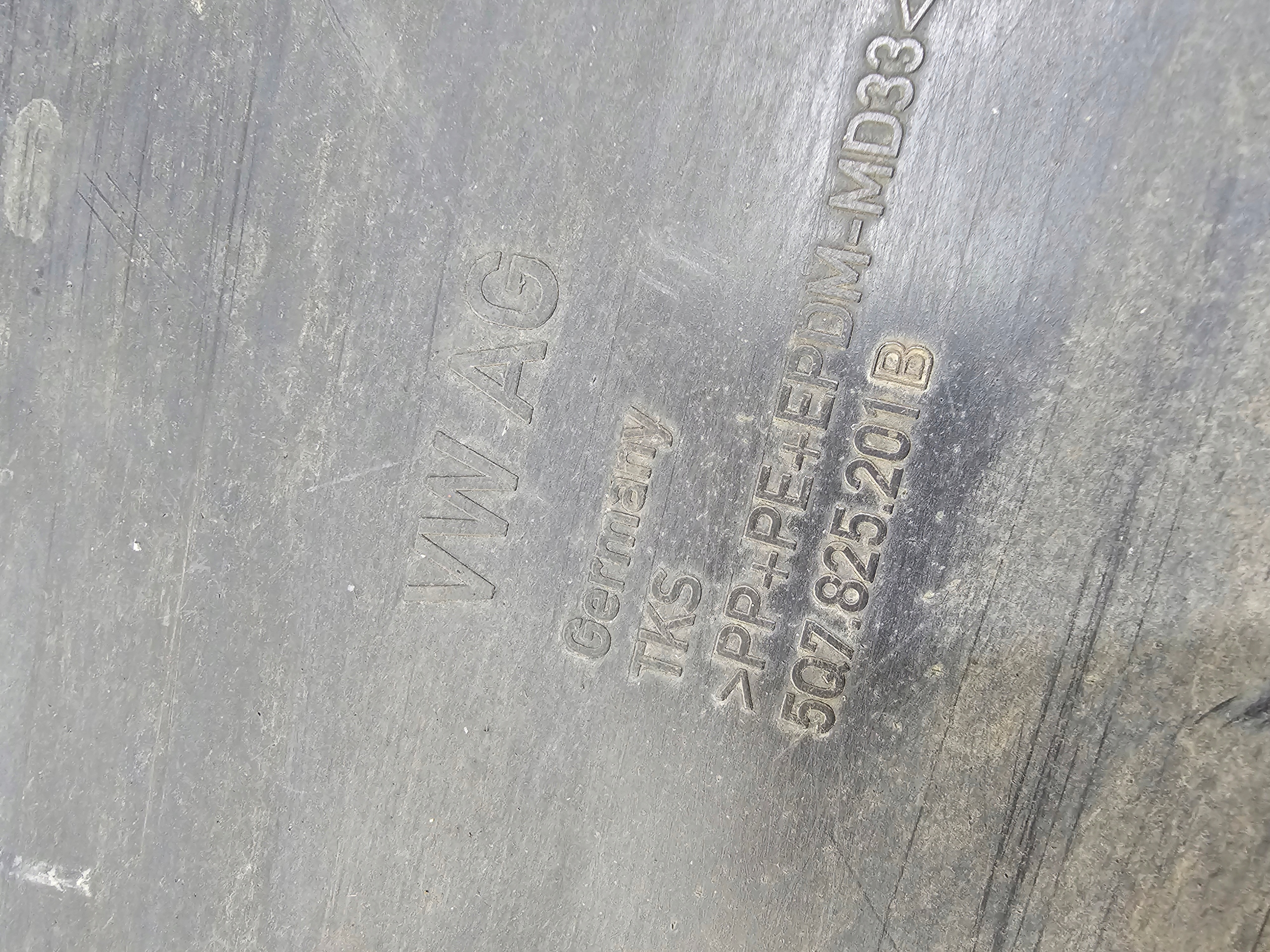 Blende Abdeckung abdeckung Unterfahrschutz links AUDI A3 8V CABRIO 5Q7825201B