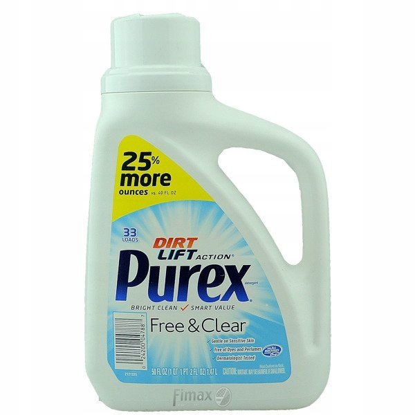 Gel na praní tkanin 33 praní Purex Free & Clear 1,47 l