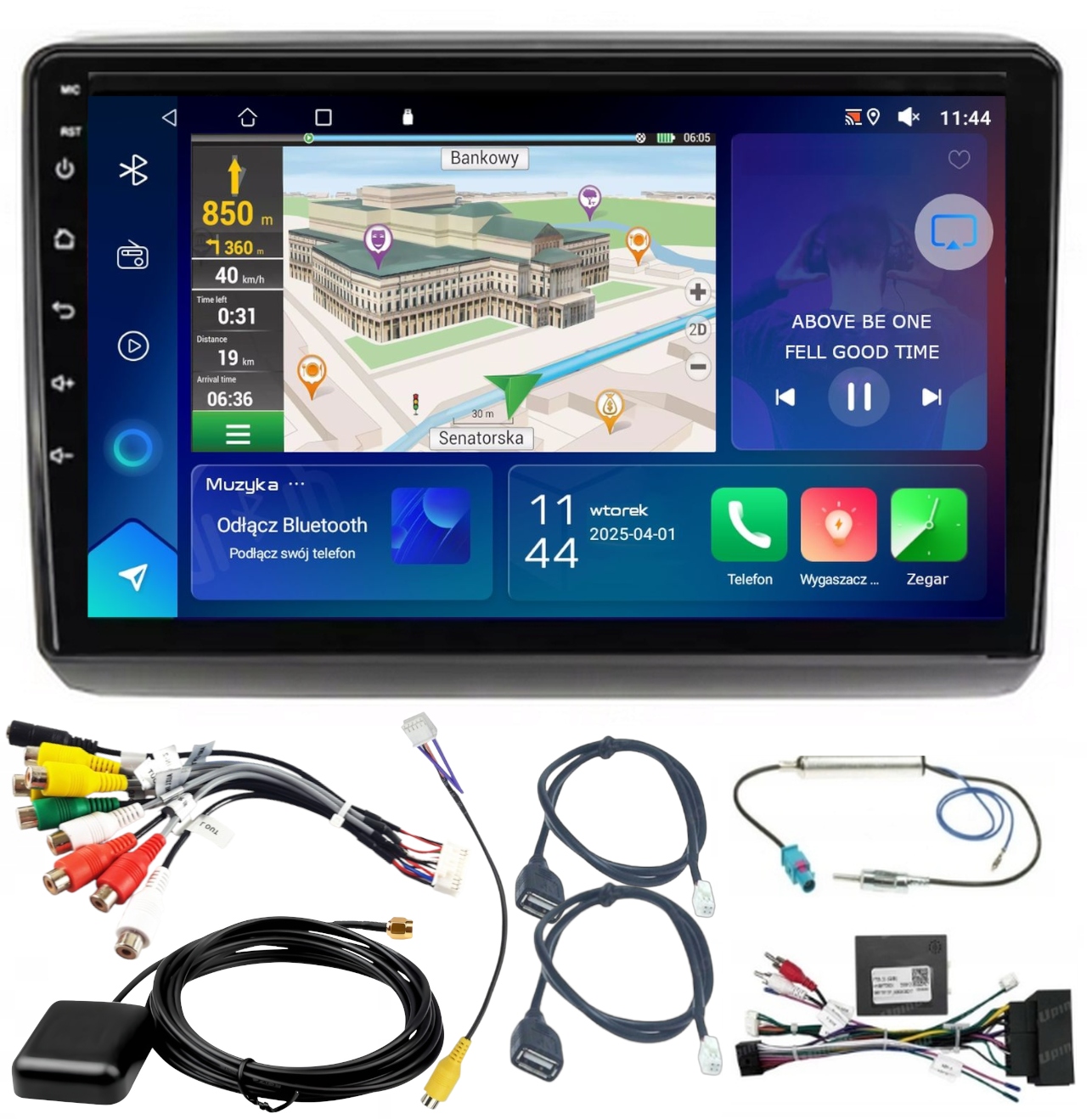 Autorádio Gps Navigace Fiat Ducato 2015-2023 Carplay 2GB 64GB