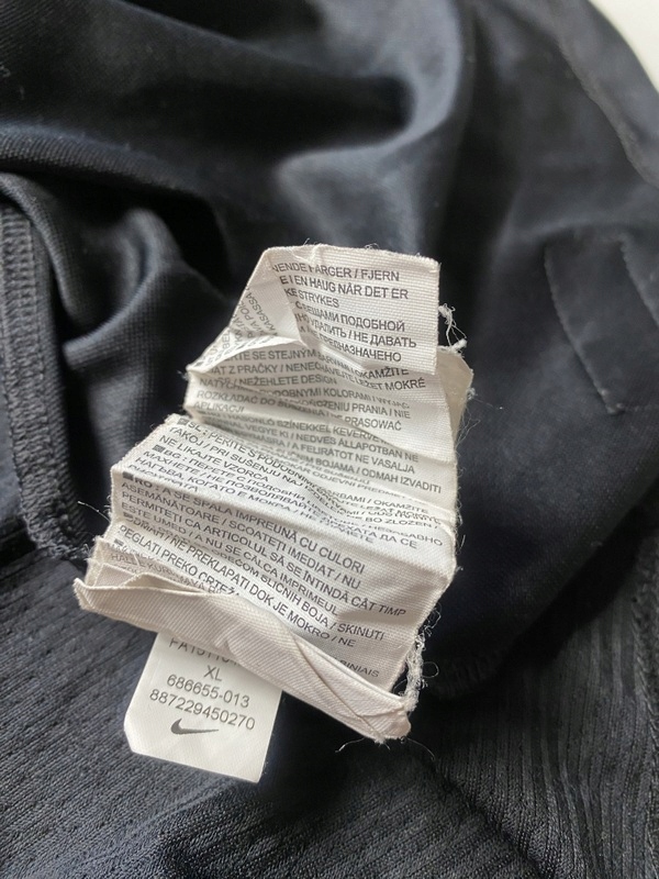 NIKE ATLETICO MADRID MADRYD oryginalna czarna koszulka rozmiar XL Rękaw krótki rękaw