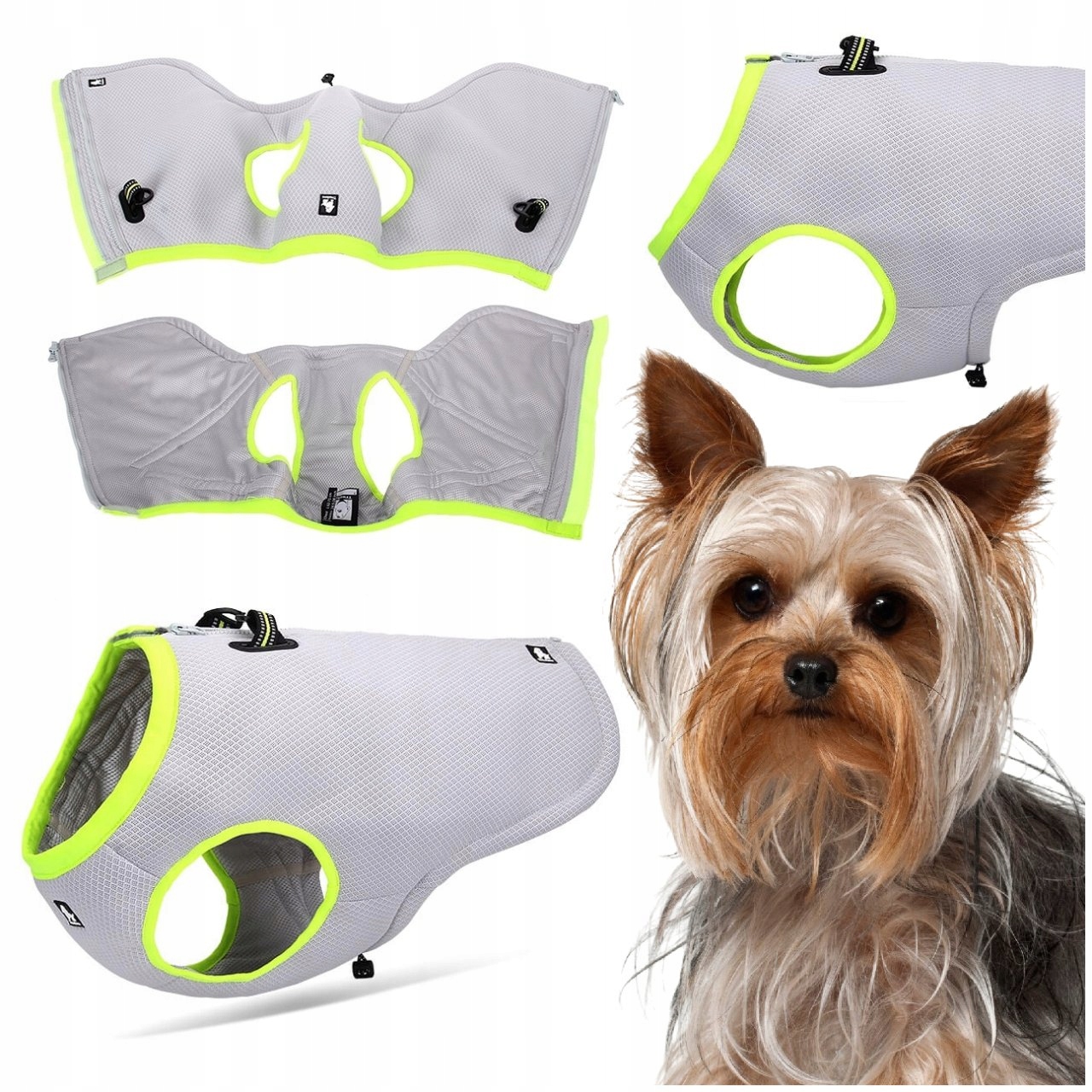 Kamizelka Chłodząca Dla Psa Lekka Szelki Dla Psa Truelove Żółta Rozmiar Xs-Zdjęcie-0