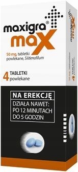 MAXIGRA Max 4 szt. tabletki