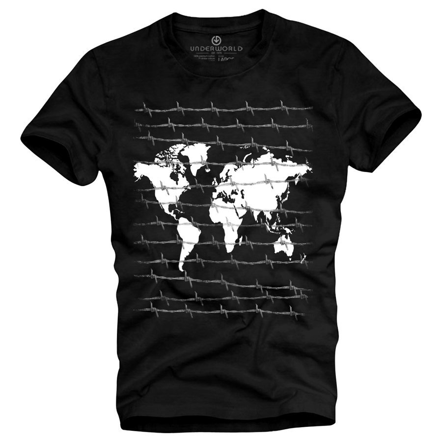 

T-shirt męski Underworld World czarny