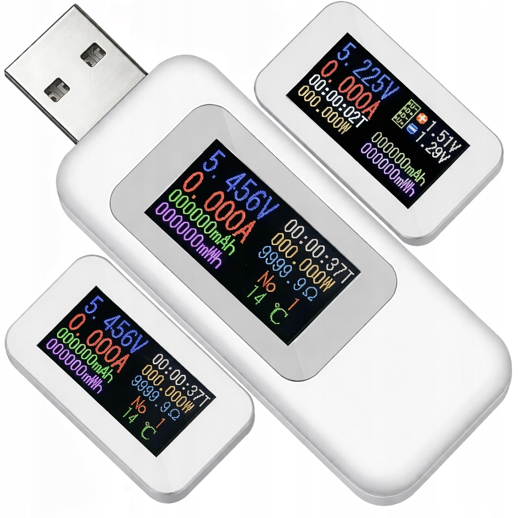 ЦИФРОВОЙ ВОЛЬТМЕТР USB ИЗМЕРИТЕЛЬ НАПРЯЖЕНИЯ ТЕСТЕР АМПЕРМЕТР ВАТТМЕТР ЖК-ДИСПЛЕЙ