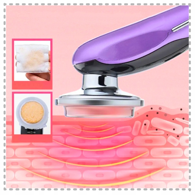 MASAŻER TWARZY BEZIGŁOWY 7W1 MEZOTERAPIA BEZIGŁOWA TERAPIA ŚWIATŁEM LIFTING Waga produktu z opakowaniem jednostkowym 2 kg