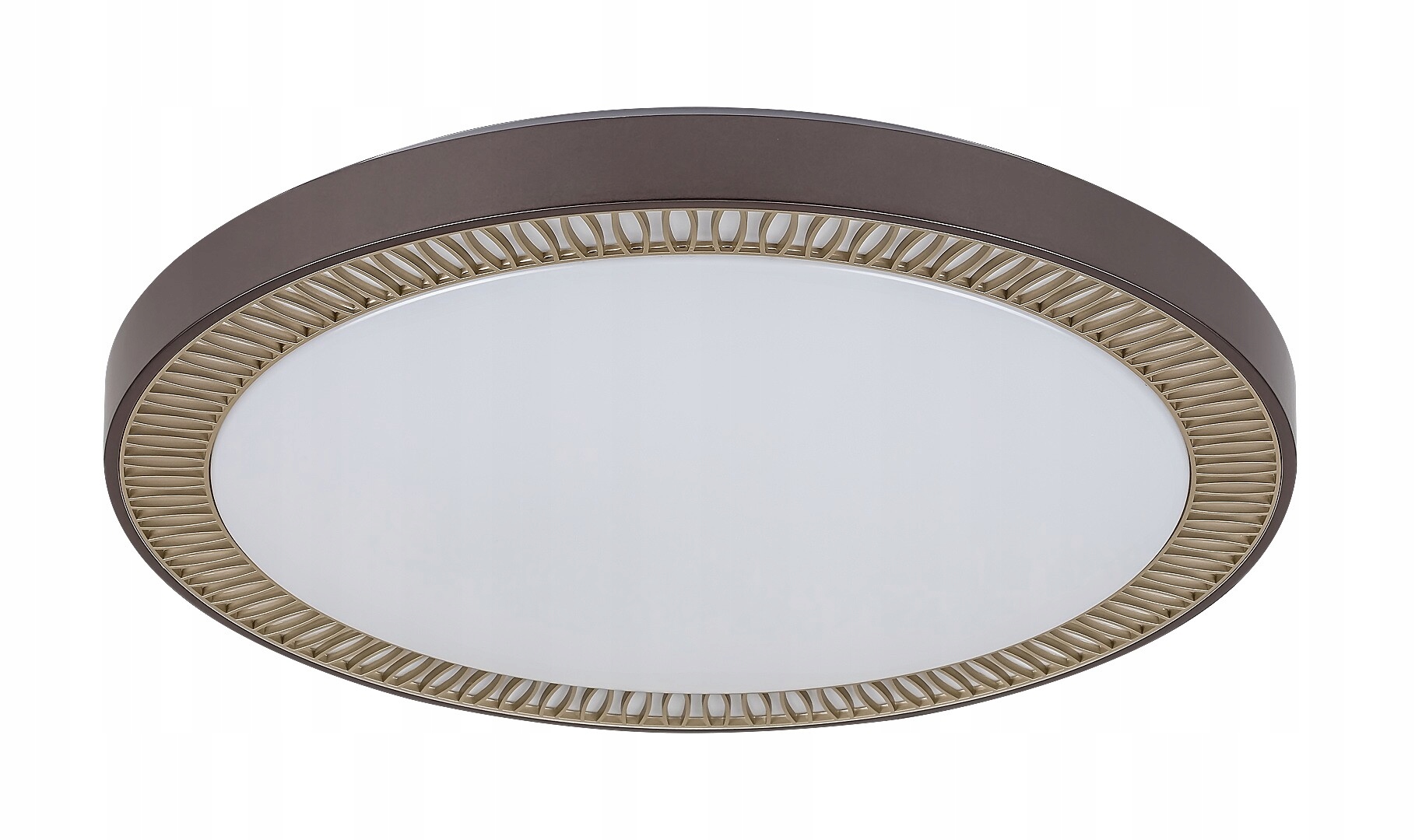 Stropné svietidlo Led 40W hnedý okrúhly 50 cm s diaľkovým ovládaním do obývačky Rabalux