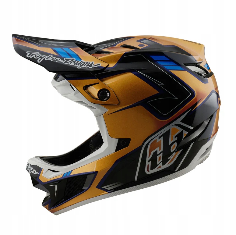 Přilba Troy Lee Designs D4 Composite Royalty gold Mips L Dh Fr Bmx