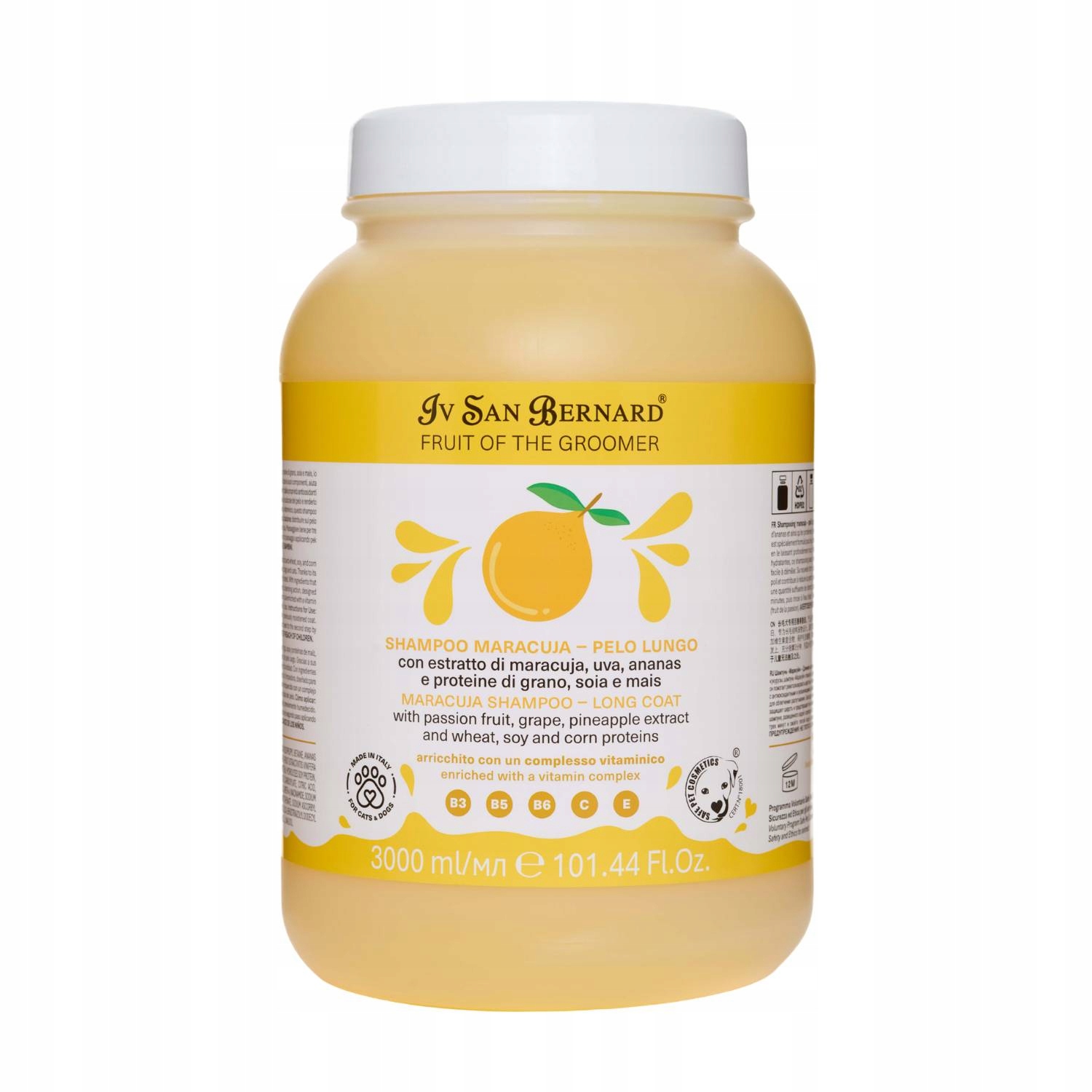 Szampon do sierści długiej Maracuja Shampoo Iv San Bernard 3L