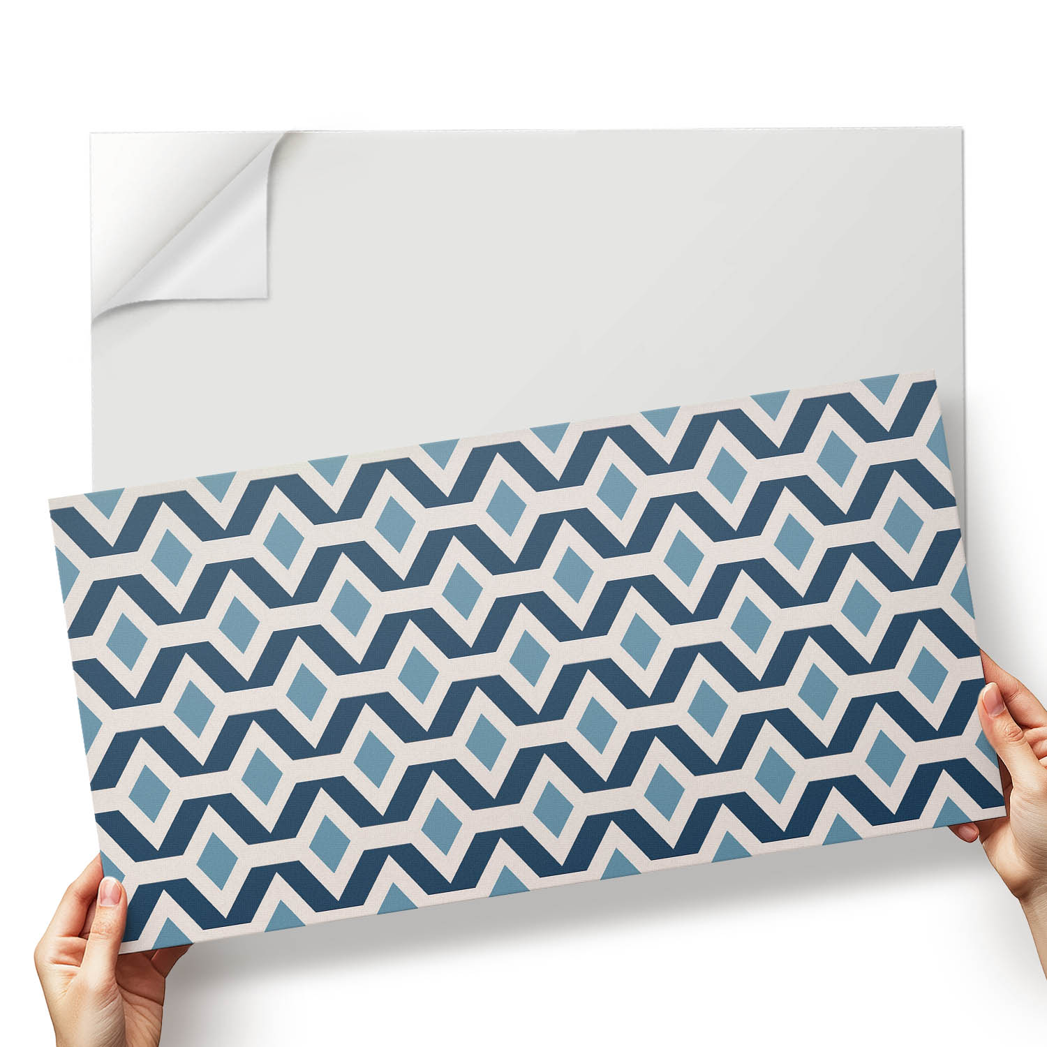 Samolepící nástěnné dlaždice Vinyl Abstraktní vzor kosočtverců 6x60x30 cm