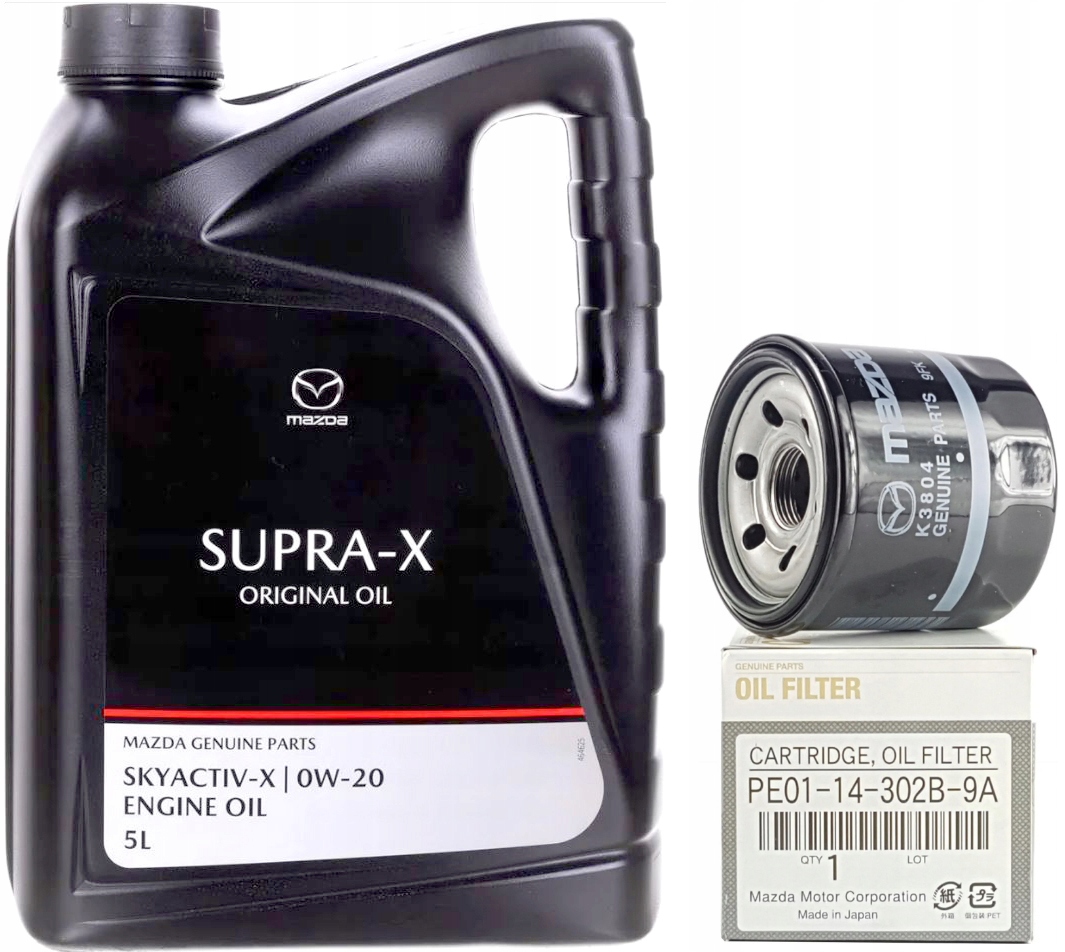 Originálny Olejový Filter Olej Mazda Supra-x Skyactiv-x 0V20 5 L