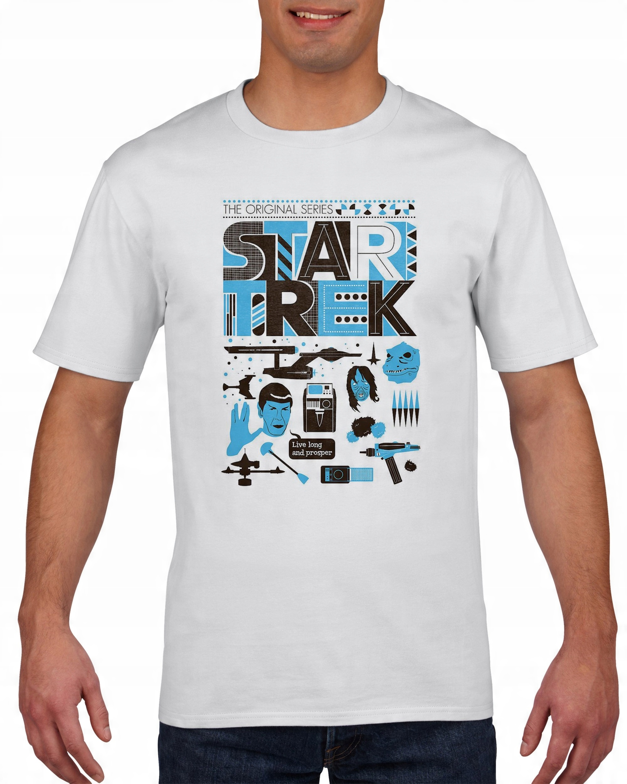 

Koszulka męska Startrek Star Trek Spock Kirka XXL