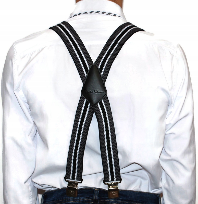 Szelki do spodni X 4 solidne kolory męskie hit 6S Płeć mężczyzna