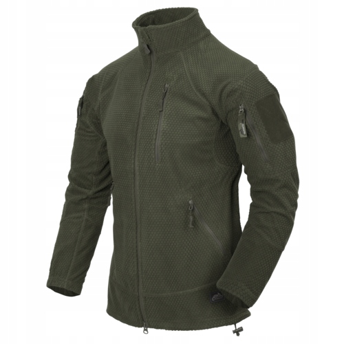 Mikina Fleecová Helikon Alpha Tactical Grid Fleece Olive Green -2XL