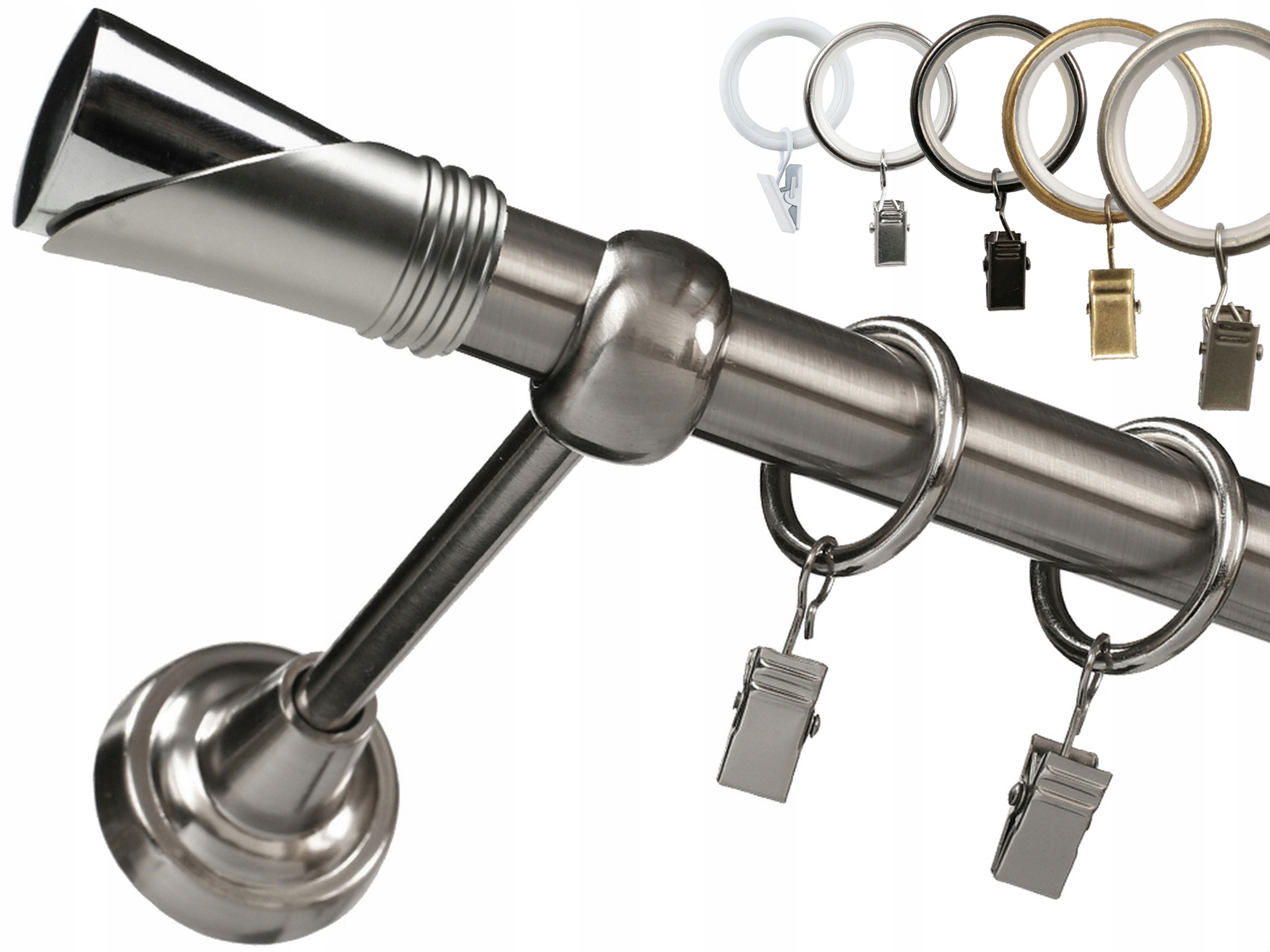 

Karnisz Luxury Ciche Kółka Pojedynczy 19 200 cm