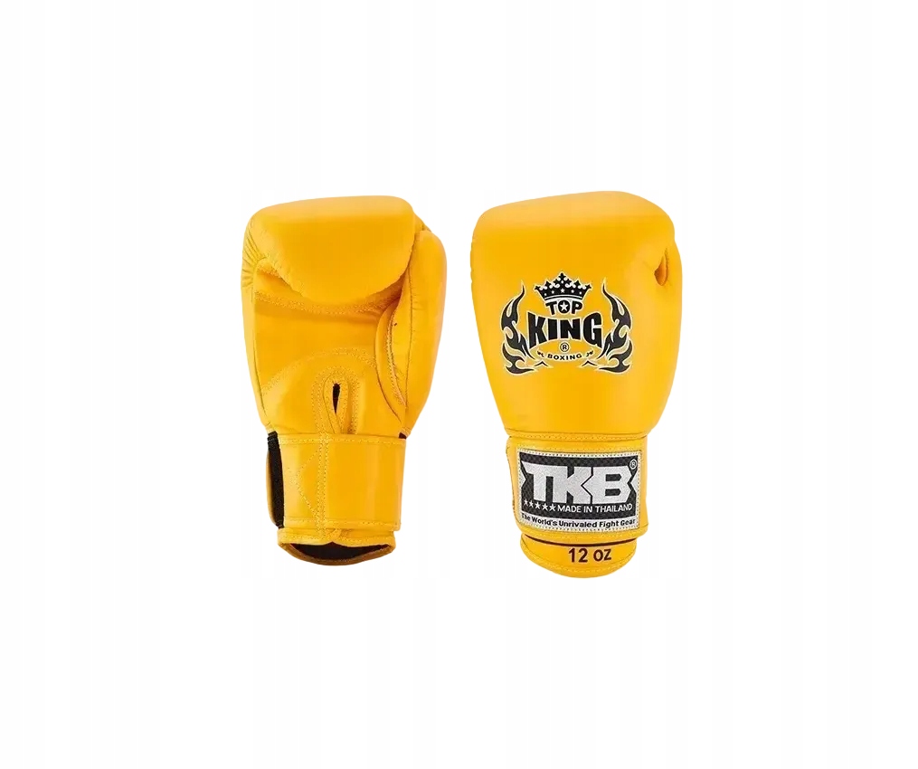 boxerské rukavice muay thai top king ultimate 10OZ Žluté