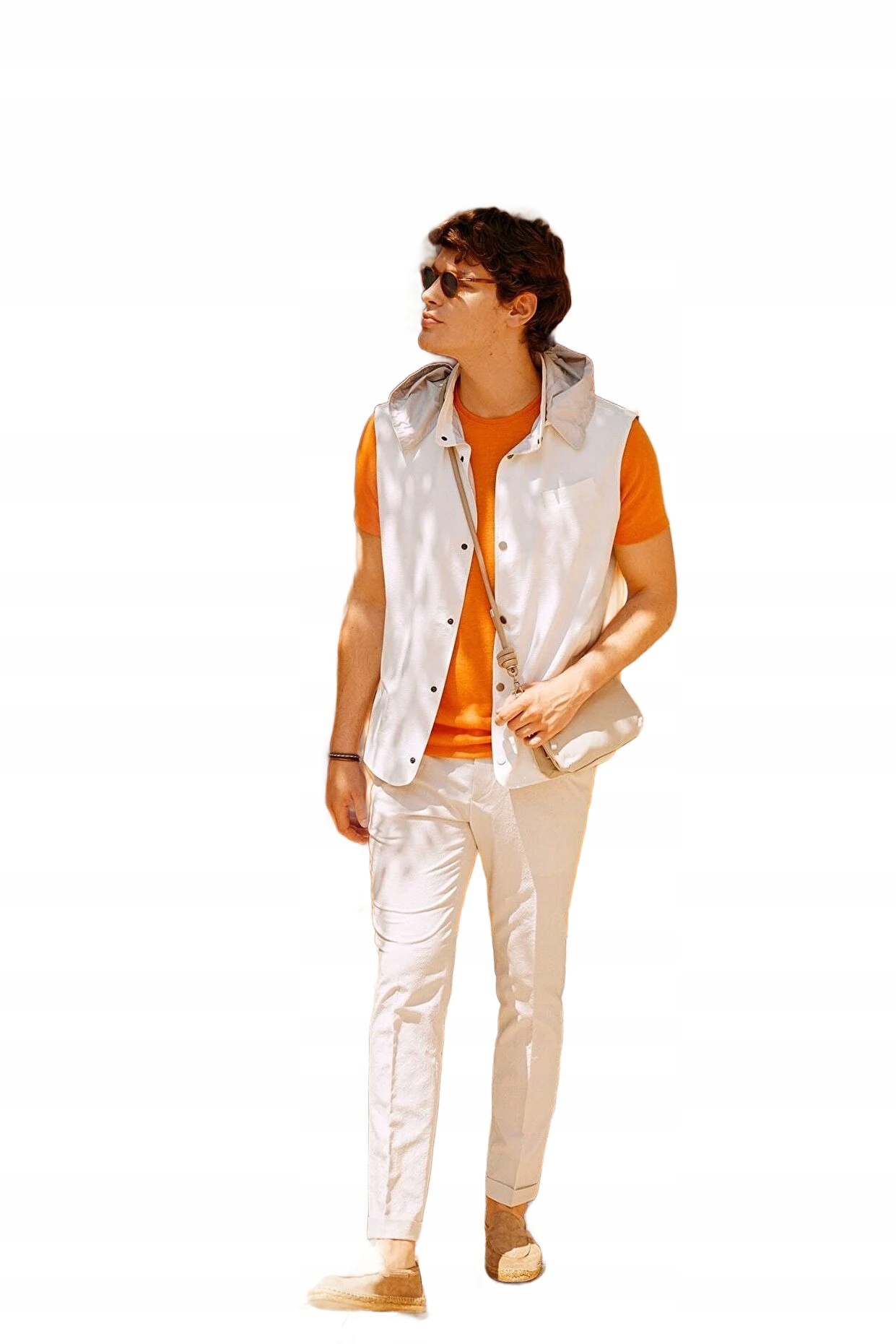 Altinyildiz Classics Pánské Kalhoty Casual Jednoduché Bílé S Manžetou 50 5DA