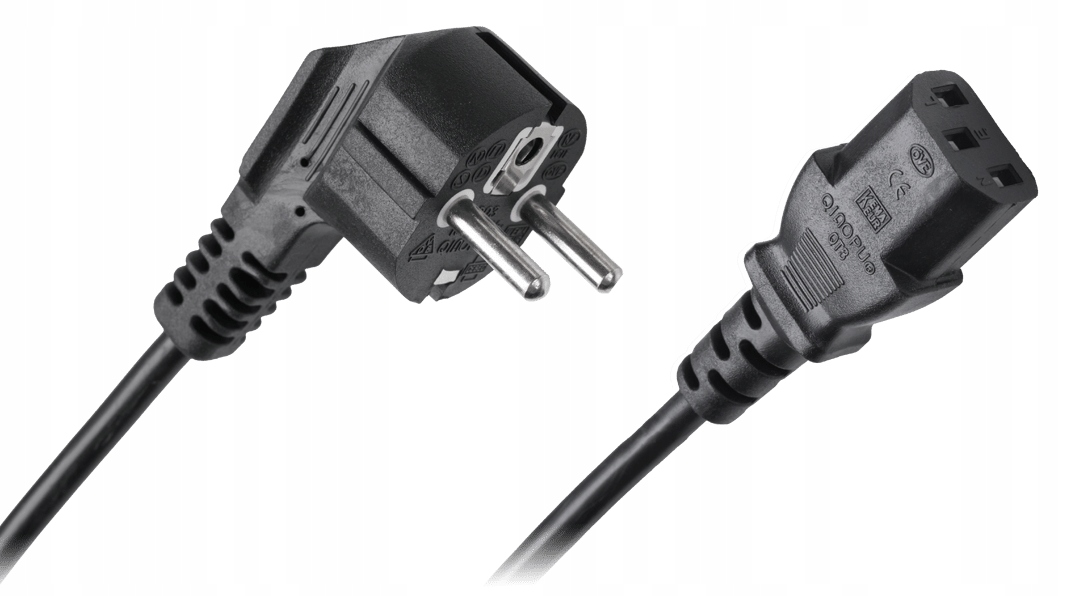 Kabel zasilający sieciowy do komputera 1.5m