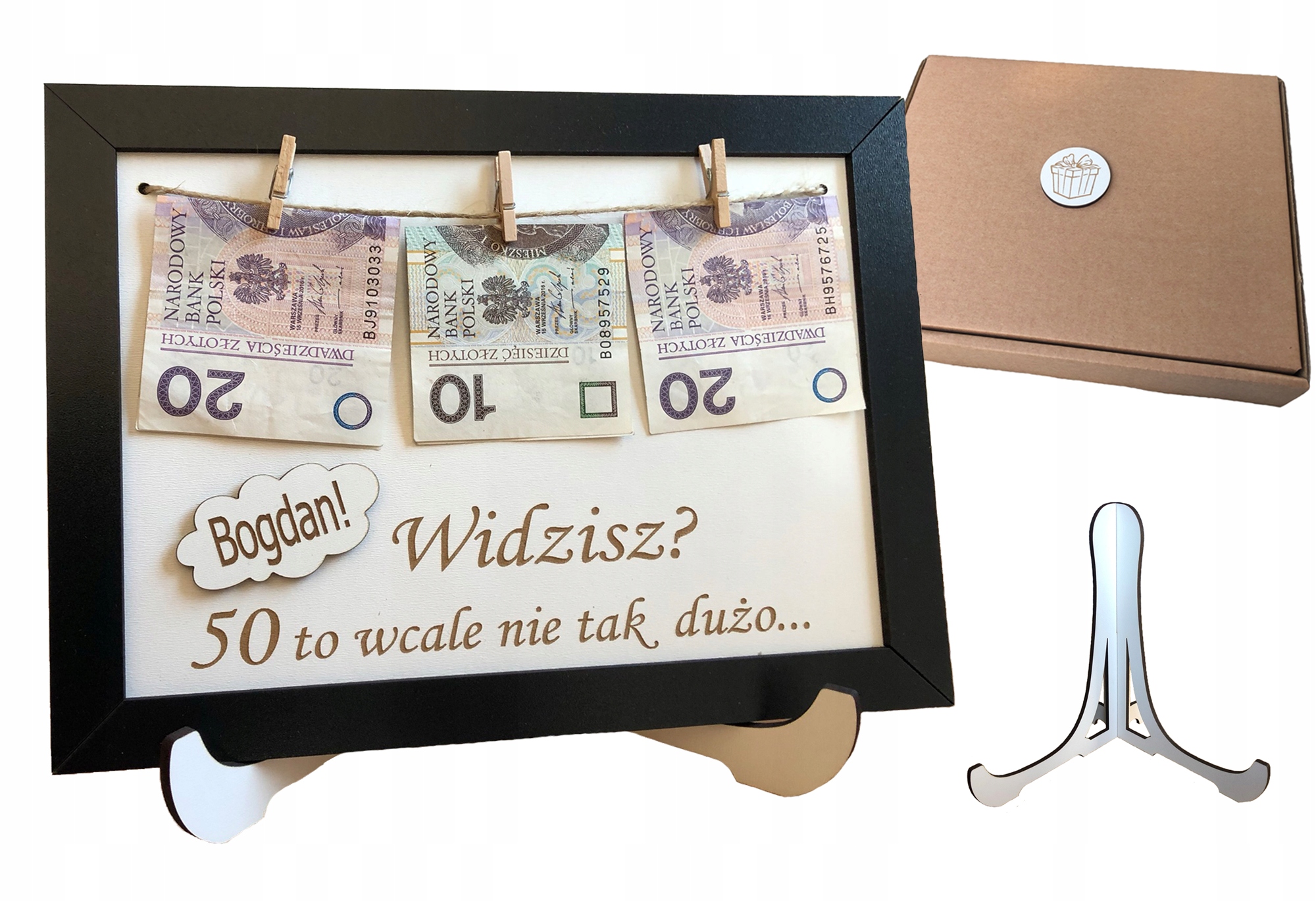 

Zestaw Urodziny Ramka Tabliczka 40 50 Lat