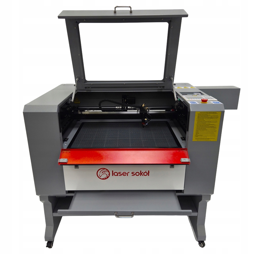 PLOTER LASEROWY LASER GRAWERKA CO2 9060 90x60 130W RUIDA PL PREMIUM SOKÓŁ