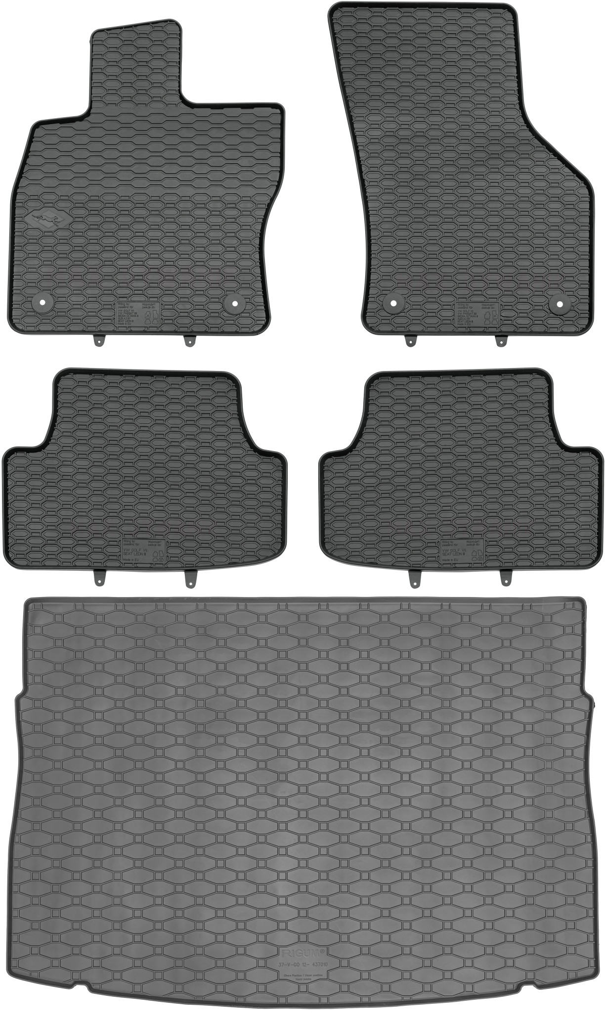 Volkswagen Golf VII Hb 2012-2019 Koberce rohož do auta