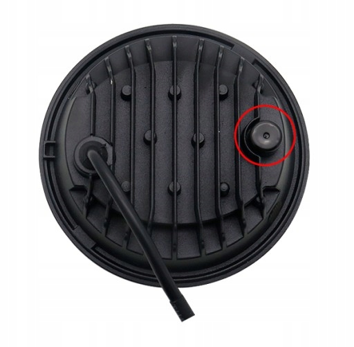 REFLEKTOR LAMPA LED PRZEDNIA HOMOLOGACJA MOTOCYKL Waga produktu z opakowaniem jednostkowym 1 kg