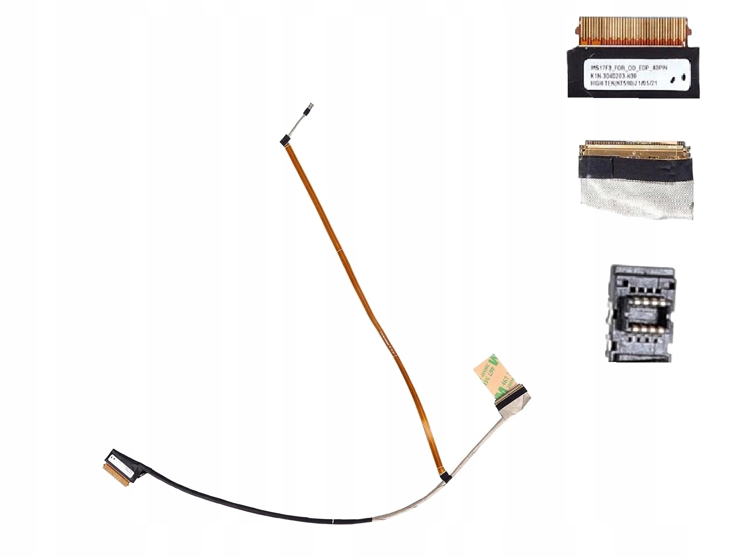 Maticová Páska Pro Msi GF75 MS-17F3 MS-17F1 MS-17F2 MS-17F4 MS-17F5 40PIN