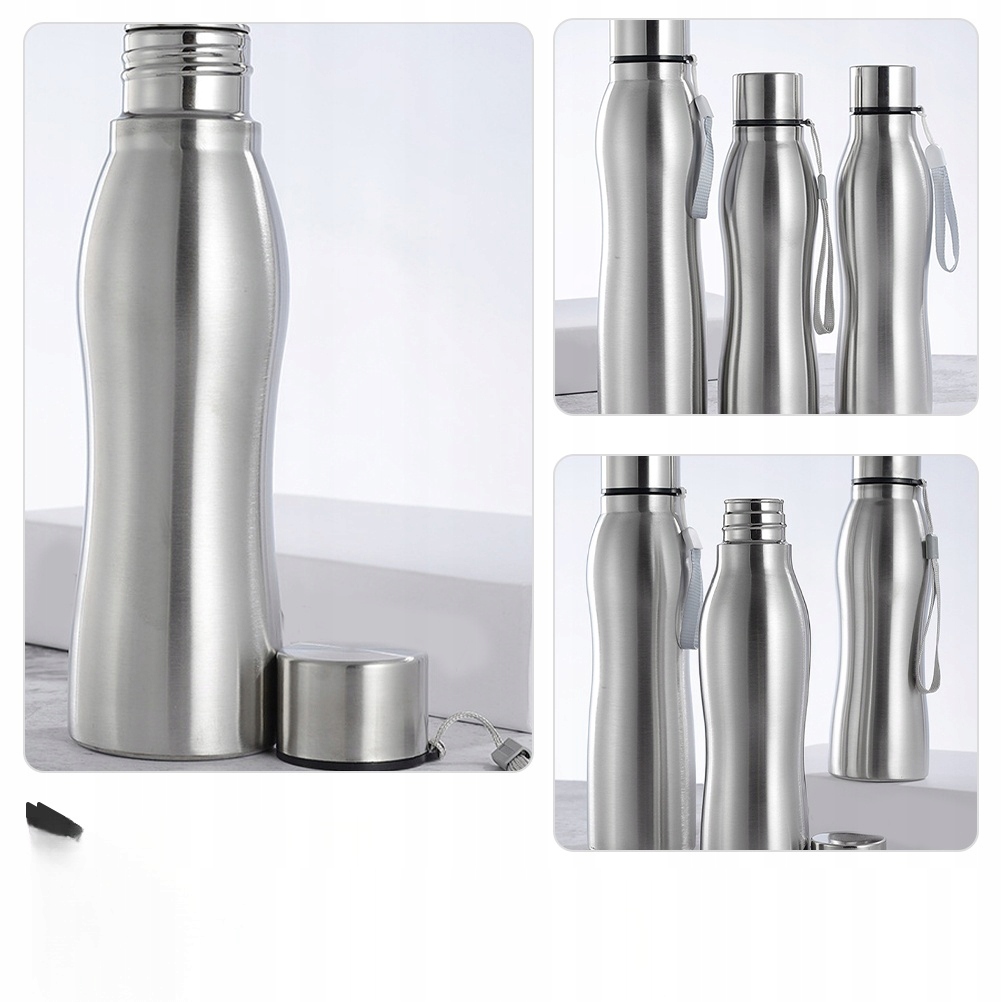 CZAJNIKI TERMOS PRÓŻNIOWY ZEWNĘTRZNY KUBEK NA WODĘ STAL NIERDZEWNA Pojemność 1 ml